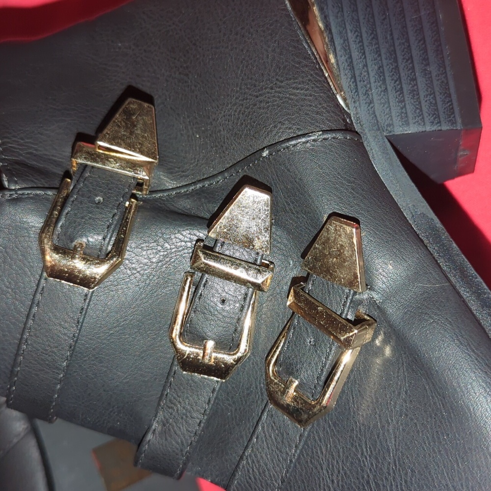 REFRESH Party-91 Buckled Zipper Ankle Booties 7.5 - Picture 8 of 15
